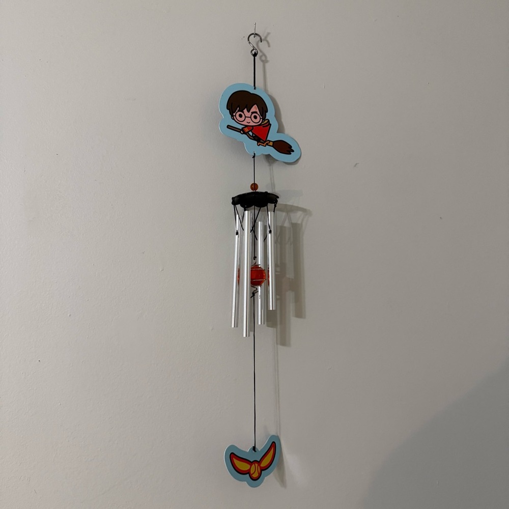 Harry Potter Quidditch Wind Chime Golden Snitch Decor
